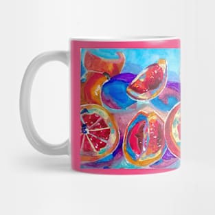 original painting grapefruit Mug